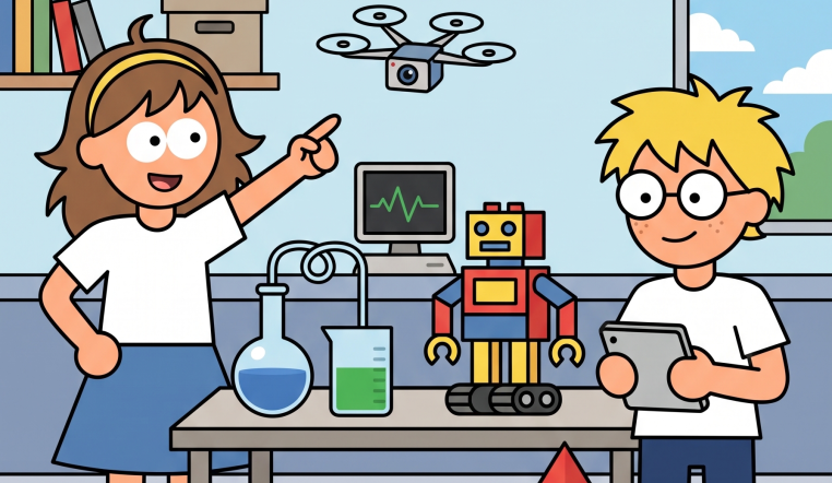 Laboratório dos Pequenos Heróis Primos